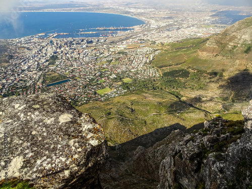Cape Town from Table Mountain, South Africa © mehdi33300