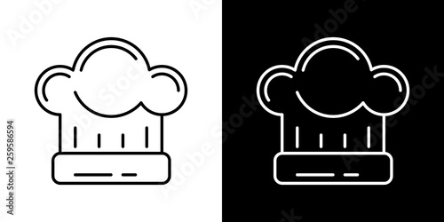 Cooking icons. Logo. Сook cap icon