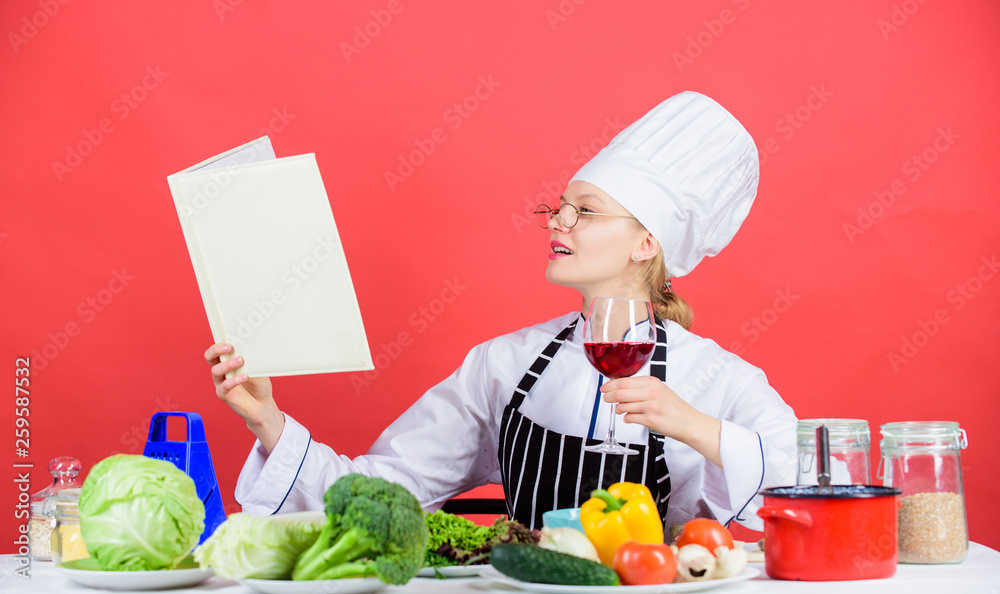 Interested in becoming a culinary professional. Pretty woman learning the best culinary arts. Professional cook developing her culinary skills in kitchen. Being a culinary genius Interested in becoming a culinary professional. Pretty woman learning the best culinary arts. Professional cook developing her culinary skills in kitchen. Being a culinary genius