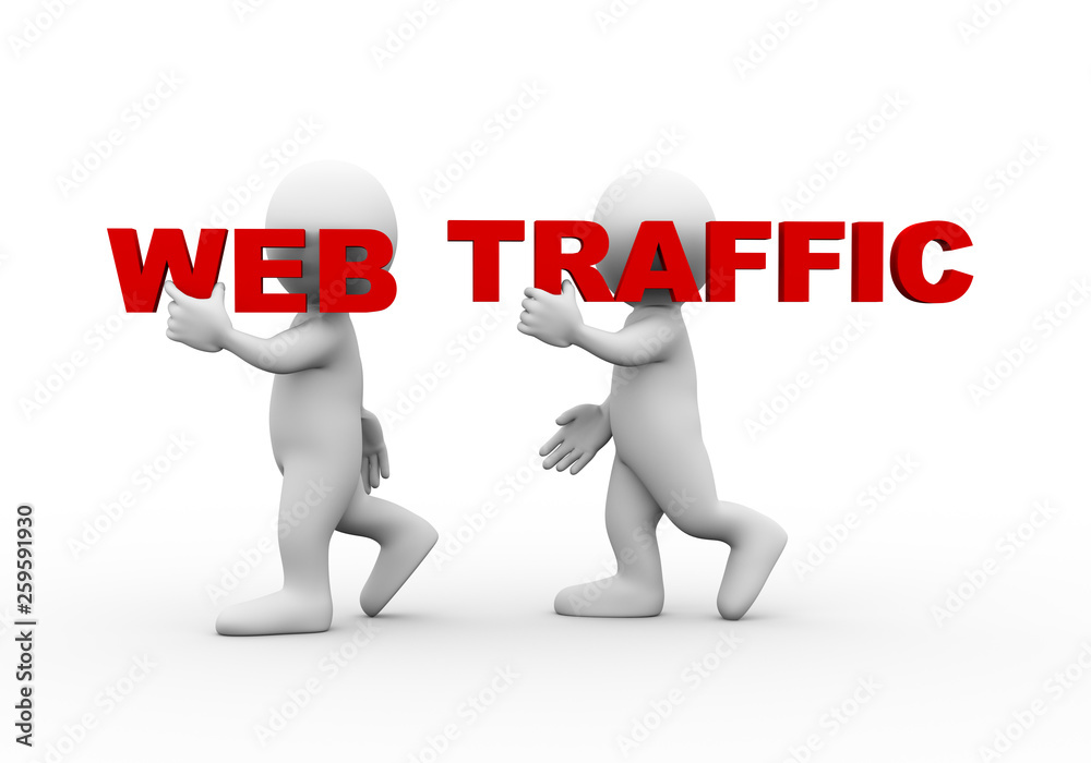 3d people word text web traffic 3d people word text web traffic