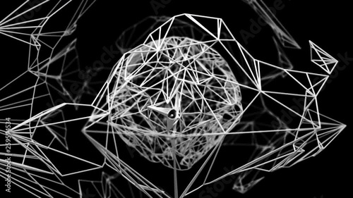 Wireframe Abstract Sphere