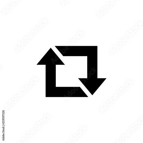 Repost icon, repost symbol, repost sign. Vector illustration