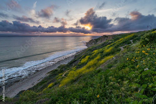 Dramatic Sunset at Ocean Trails Reserve