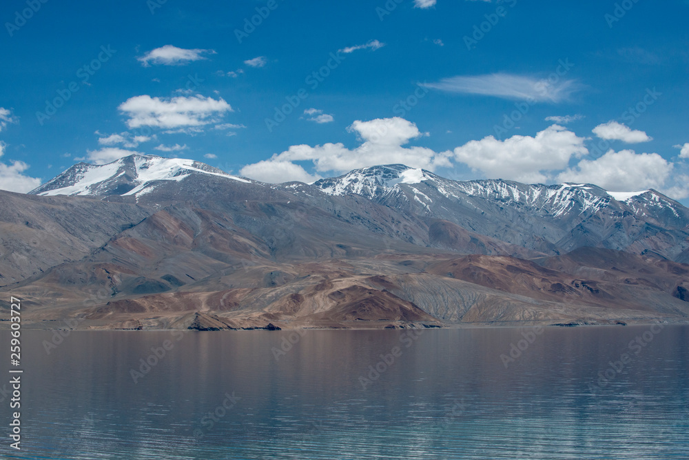 Lake and Mountains in Ladakh, India