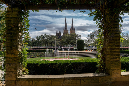 Photography cathedral in the park