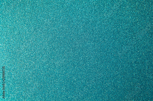 Wallpaper Mural Metallic glitter green-blue aquamarine wrapping paper backgrond, close-up. Copy space for text. Horizontal and vertical. Celebration, holidays, sales, fashion concept, harvesting for mock up. Torontodigital.ca