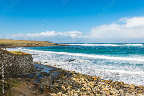 Skaill Bay at Skara Brae - Orkney Islands, Scotland, UK photo