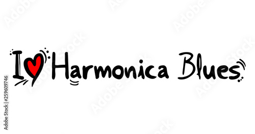 Harmonica Blues music style