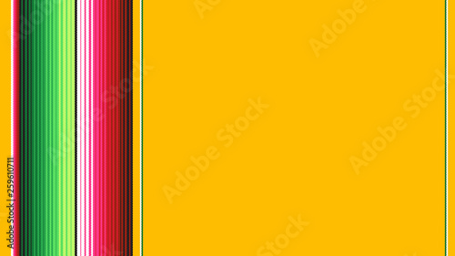 Yellow Mexican Blanket Serape Stripes Background with Copy Space for Text & Seamless Pattern Tile Swatch Included. Cinco de Mayo Decor or Mexican Restaurant Menu Backdrop. 9:16 Aspect Ratio HD Format
