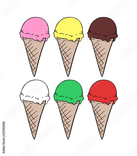 ice cream illustration