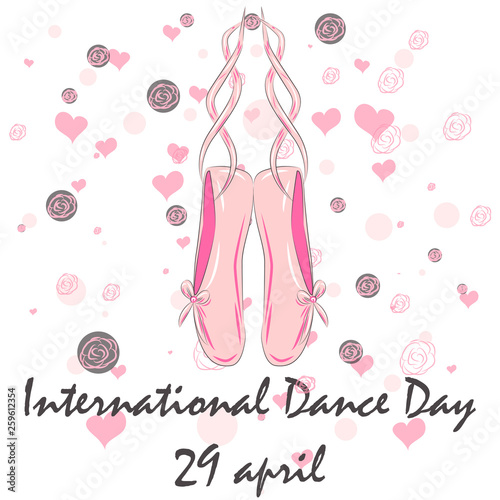 International Dance Day. April 29. Design template, banner, flyer, invitation, brochure © MichiruKayo