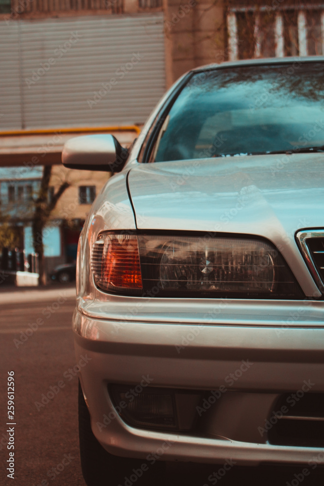 Old car close up