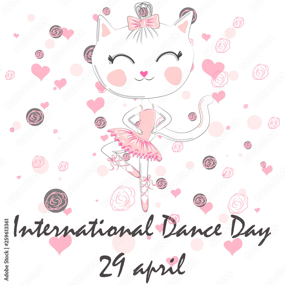 International Dance Day concept. April 29 International Dance Day concept. April 29