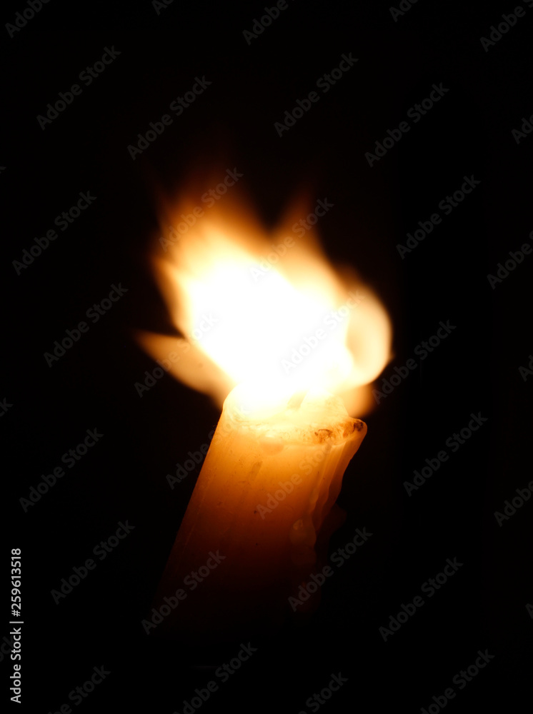 wax candle flame