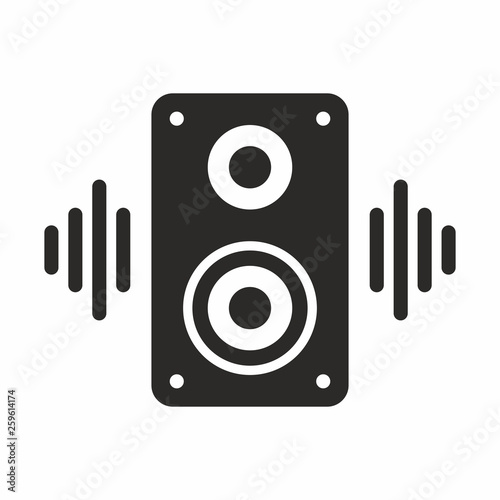 Music speaker icon photo