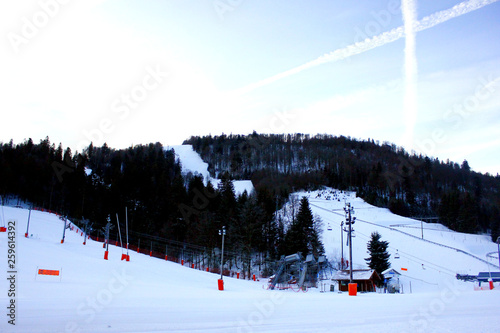 la station de ski de la bresse dans les vosges photo