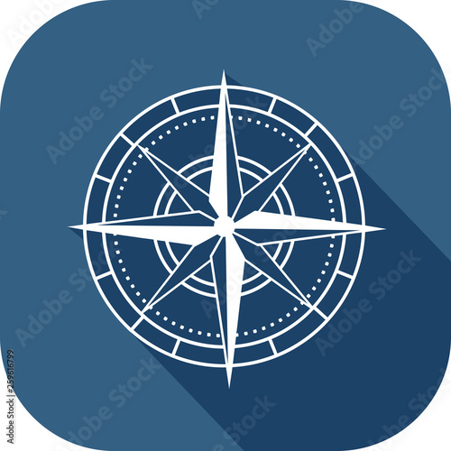 Colored compass icon