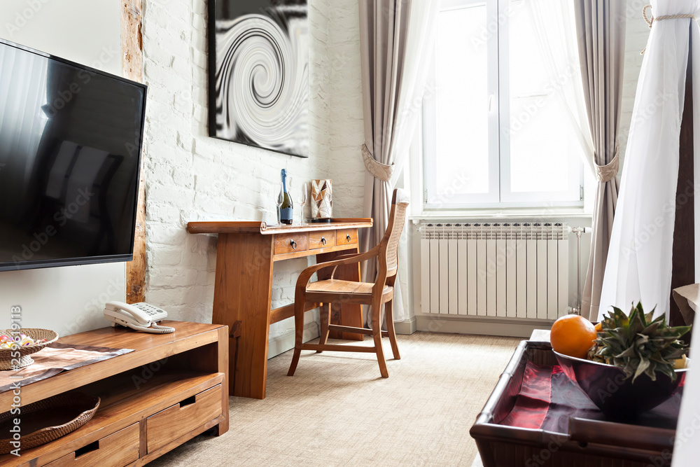 Beautiful luxurious Hotel room interior detail Beautiful luxurious Hotel room interior detail