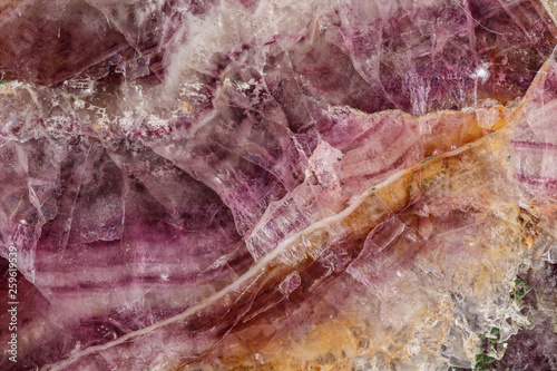 Wallpaper Mural Macro stone mineral Fluorite on a black background Torontodigital.ca