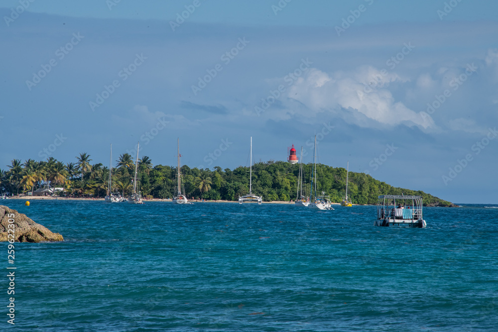 Naklejka premium Ilet du Gosier en Guadeloupe