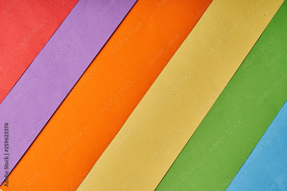 Multi-colored background of several sheets of paper Multi-colored background of several sheets of paper