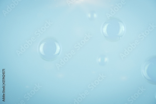 Beautiful blur colorful blue bubble background texture and wallpaper