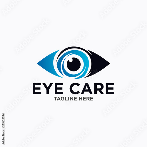 eye logo design template