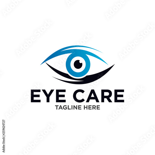 eye logo design template