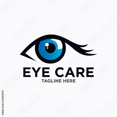 eye logo design template
