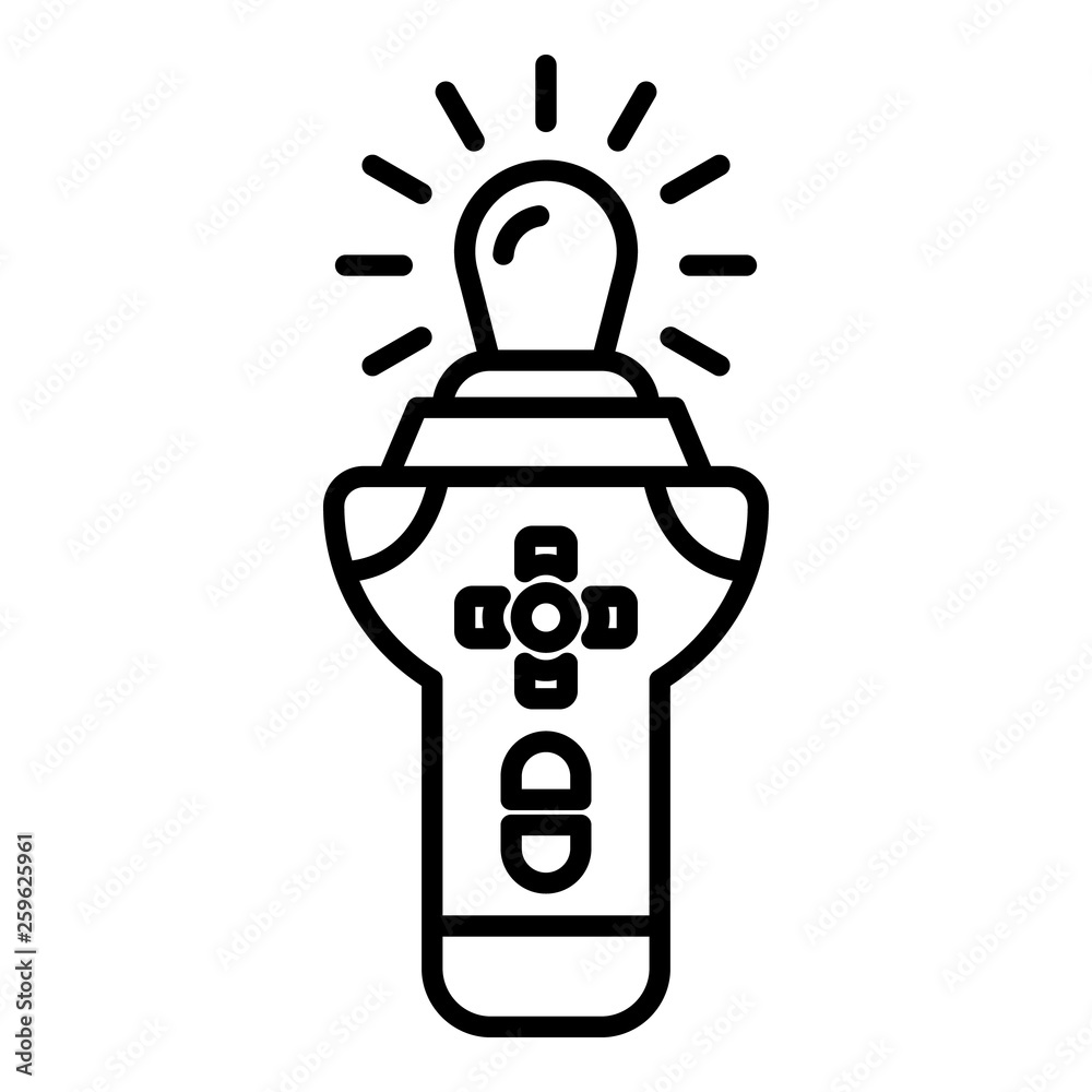 Joystick hand icon. Outline joystick hand vector icon for web design isolated on white background Joystick hand icon. Outline joystick hand vector icon for web design isolated on white background