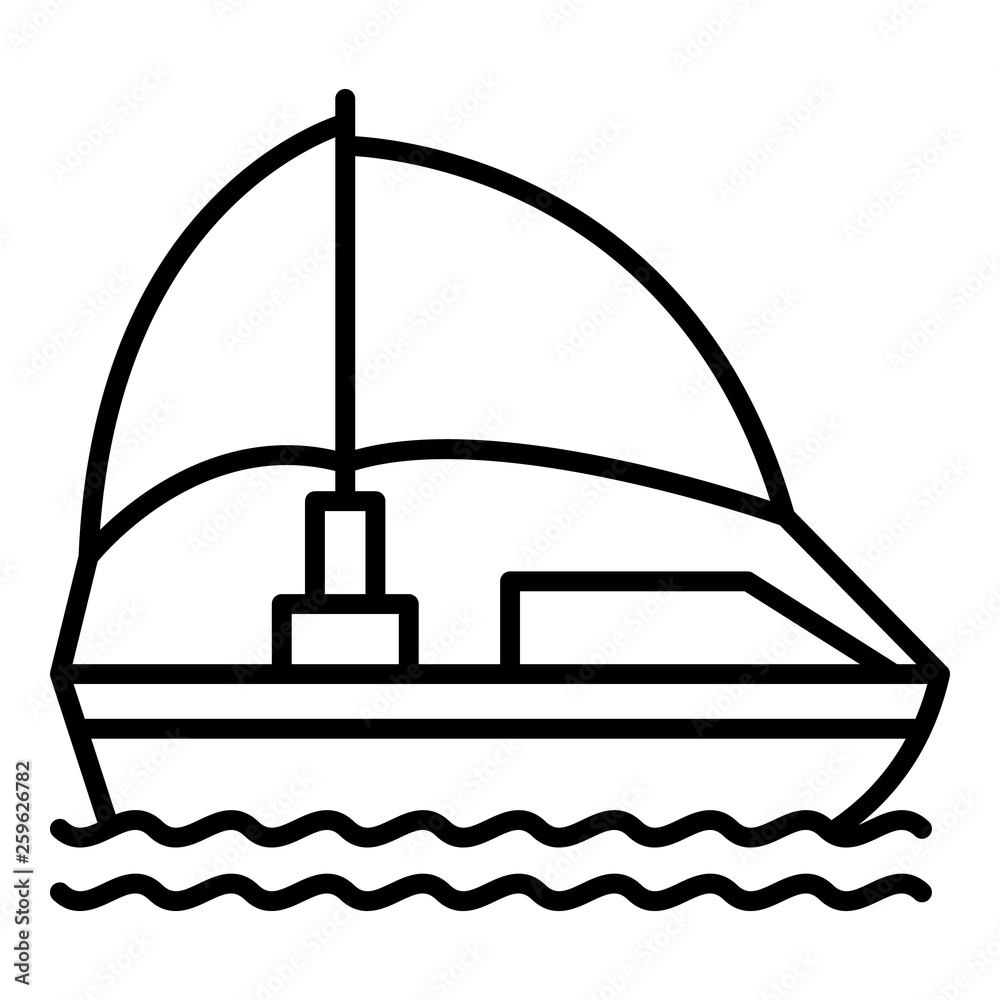 Ship icon. Outline ship vector icon for web design isolated on white background Ship icon. Outline ship vector icon for web design isolated on white background