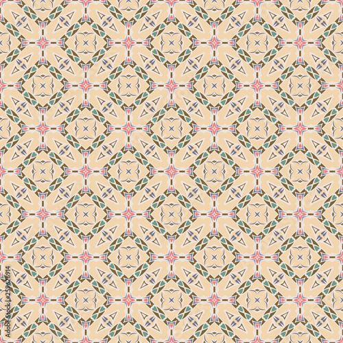 Graphic seamless colorful pattern.  Home  decor, interior design, cloth design.