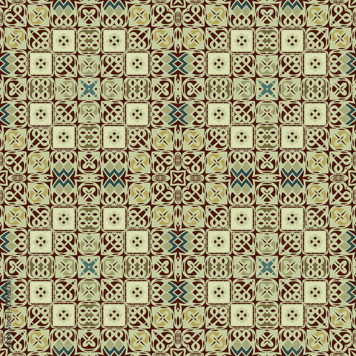 Graphic seamless colorful pattern.  Home  decor, interior design, cloth design.