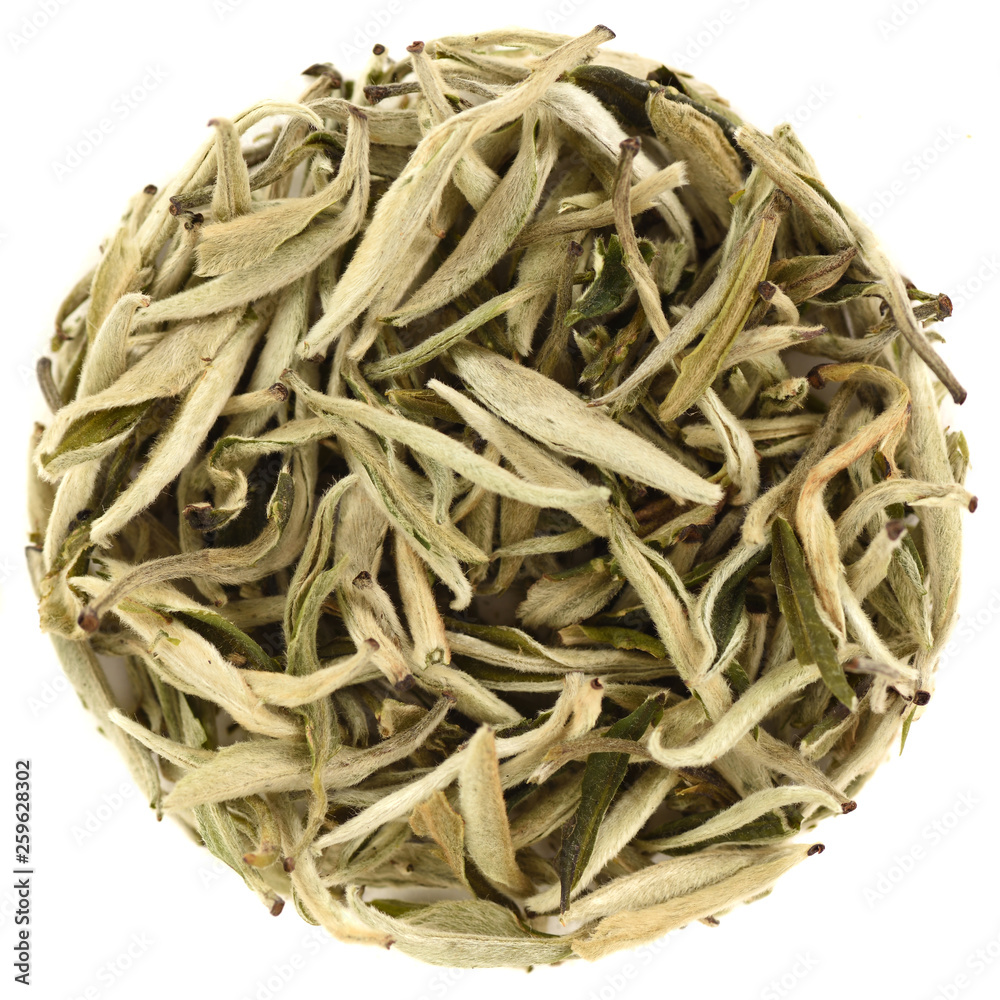 Yunnan Snow Buds White Tea round shape Yunnan Snow Buds White Tea round shape