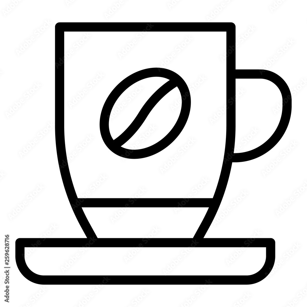 Best coffee cup icon. Outline best coffee cup vector icon for web design isolated on white background Best coffee cup icon. Outline best coffee cup vector icon for web design isolated on white background