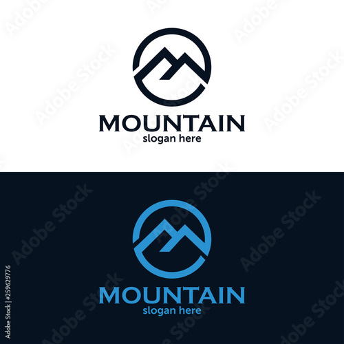 Free Download mountain logo company - GFXLoad