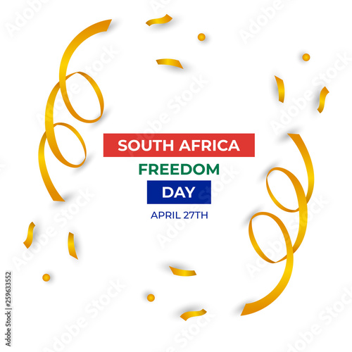 Happy Republic of South Africa Freedom Day Vector Template Design Illustration