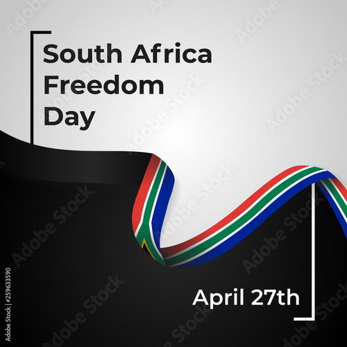 Happy Republic of South Africa Freedom Day Vector Template Design Illustration