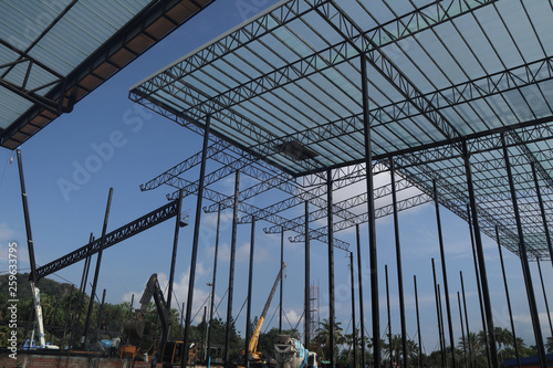 Metal steel frame buildings construction design