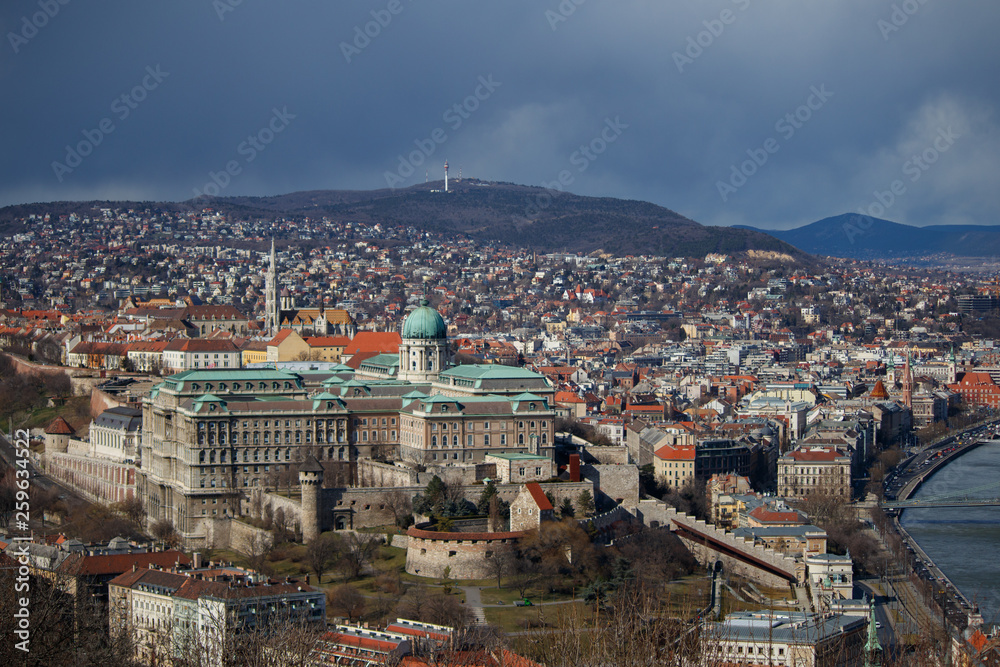 Die Burg in Budapest