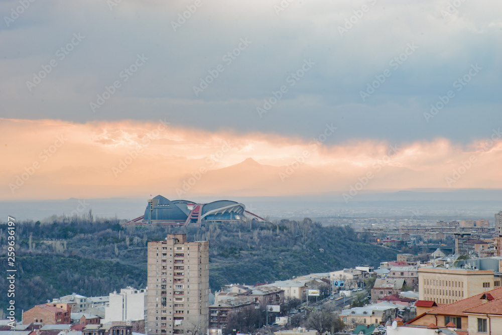 Obraz premium view of the city