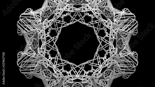 Abstract Wireframe Mandala