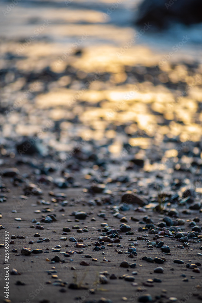 storm weather on the beach by rocky sea shore storm weather on the beach by rocky sea shore