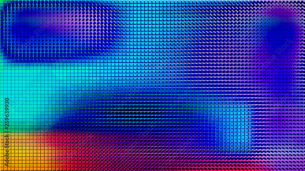 Modern abstract holographic pattern vector background. Concept pop art. Minimal surrealism background.