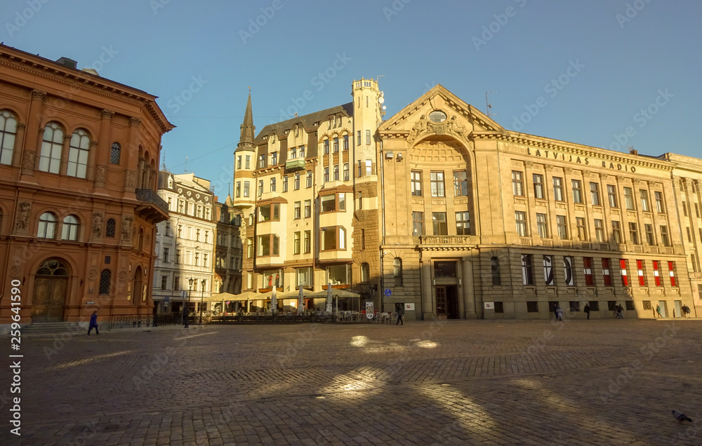 Riga is the capital of Latvia. Beautiful city