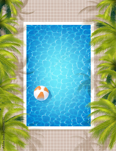 Summer Pool Background