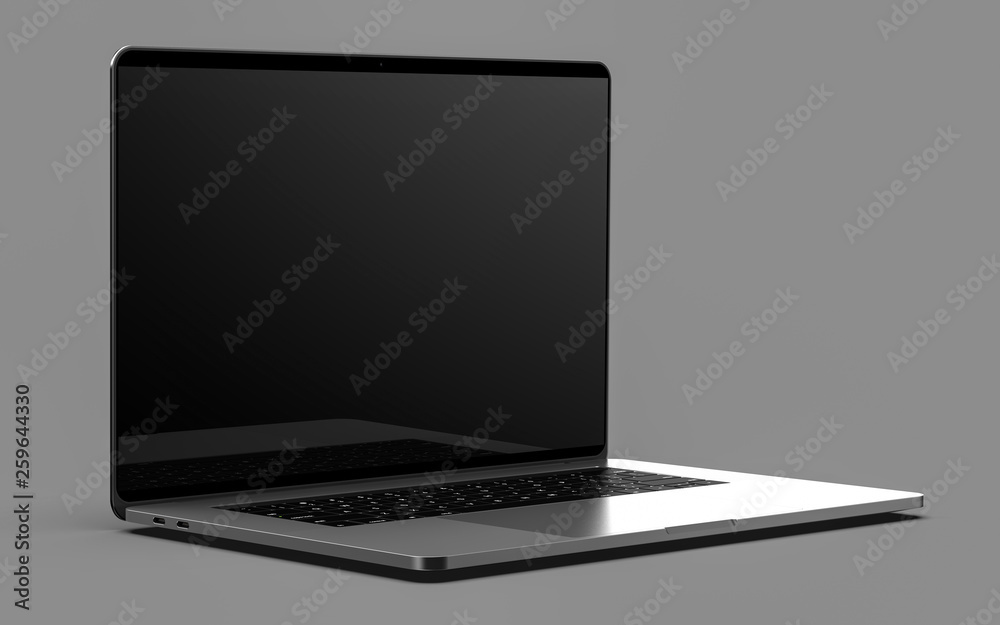 Laptop, design template. Laptop, design template.