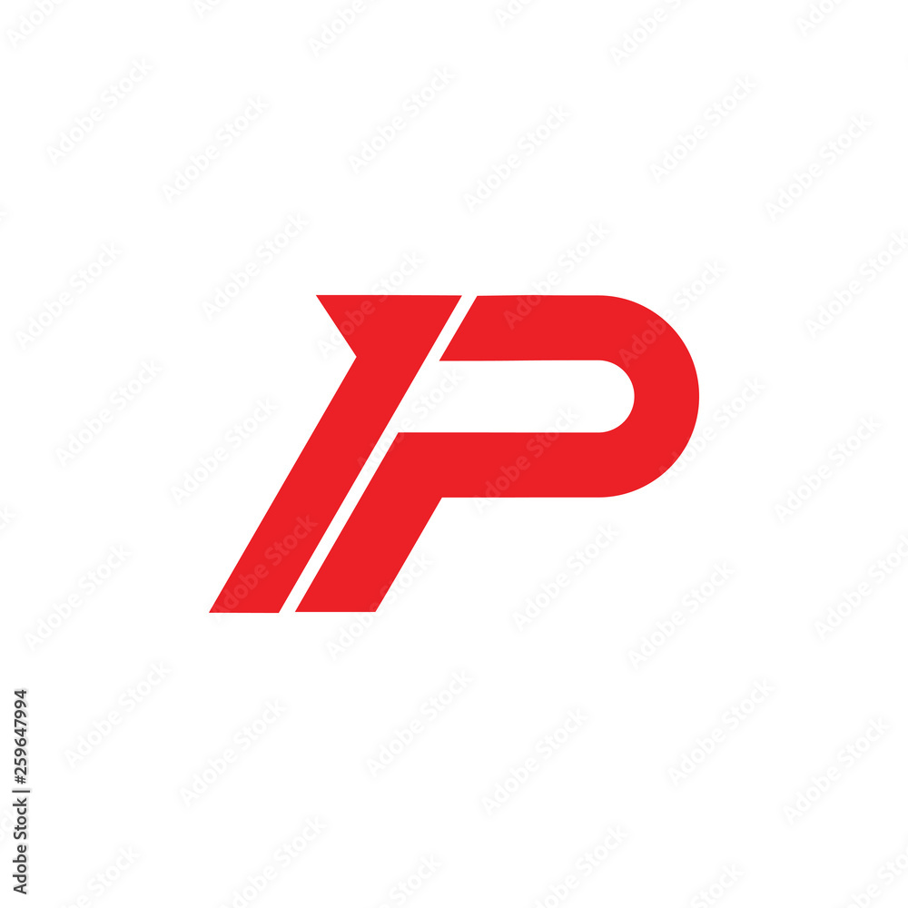 abstract letter p simple arrow up geometric logo vector abstract letter p simple arrow up geometric logo vector