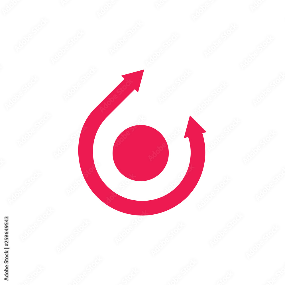 circle rotation arrow logo vector circle rotation arrow logo vector
