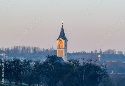 Landschaftsaufnahme Ansfelden in Oberösterreich / Österreich